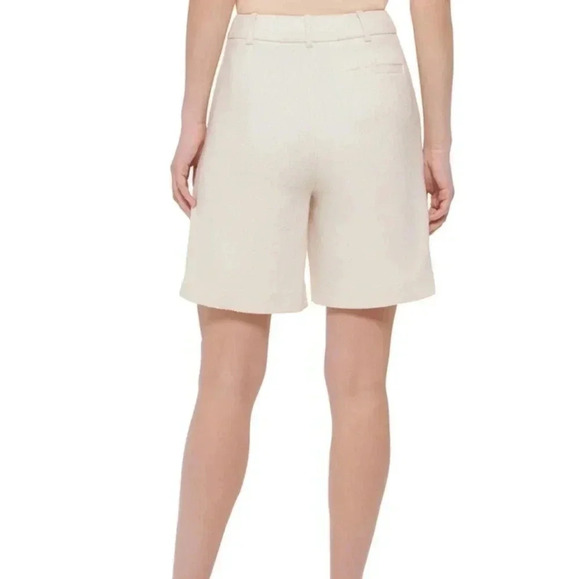 Calvin Klein Women's Pleat Front Shorts - Picture 2 of 10